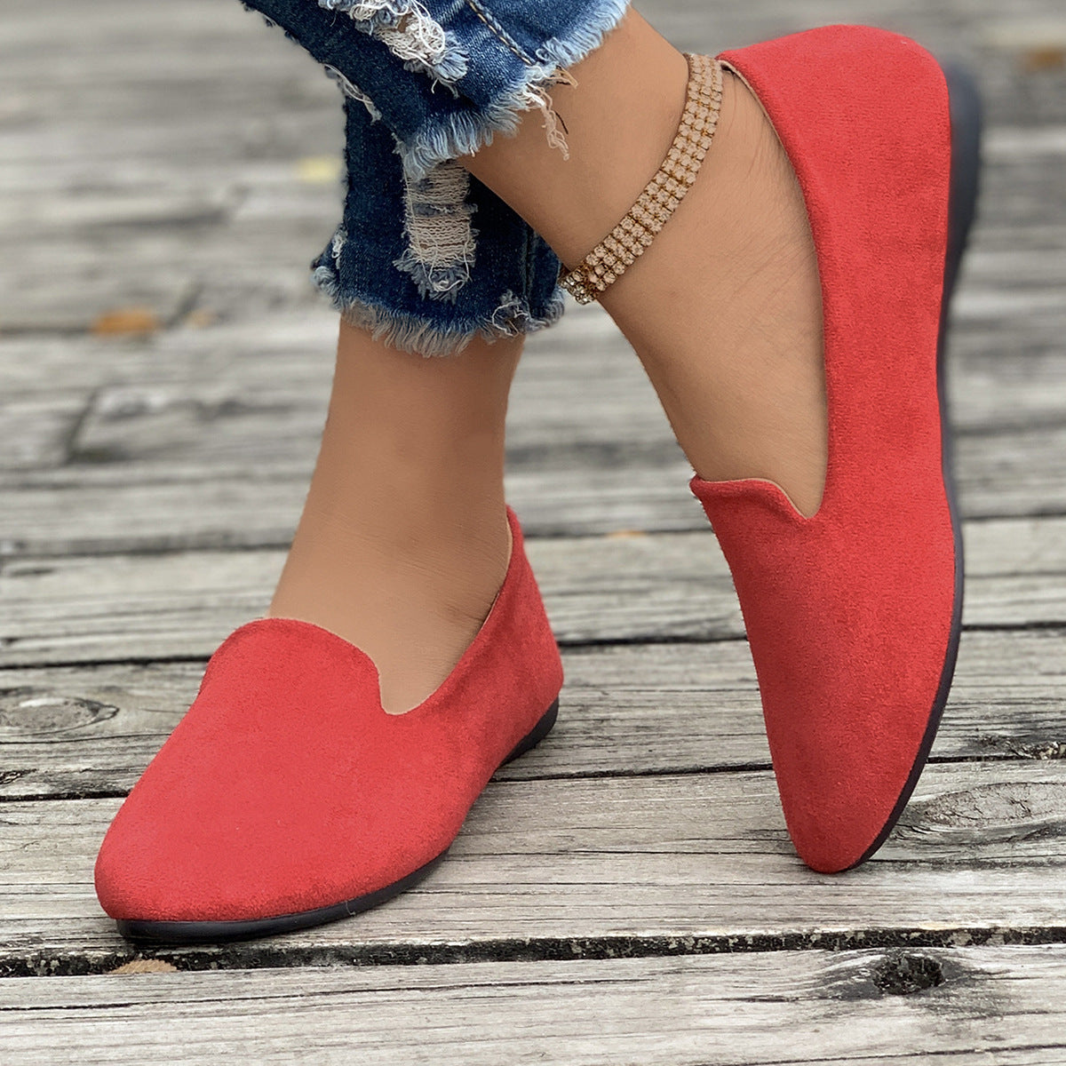 JANELLE™ – Ballerines Pointues Décontractées et Confortables