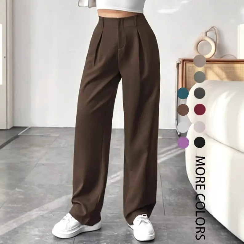 TURNI™ - Pantalons amples taille haute décontractés