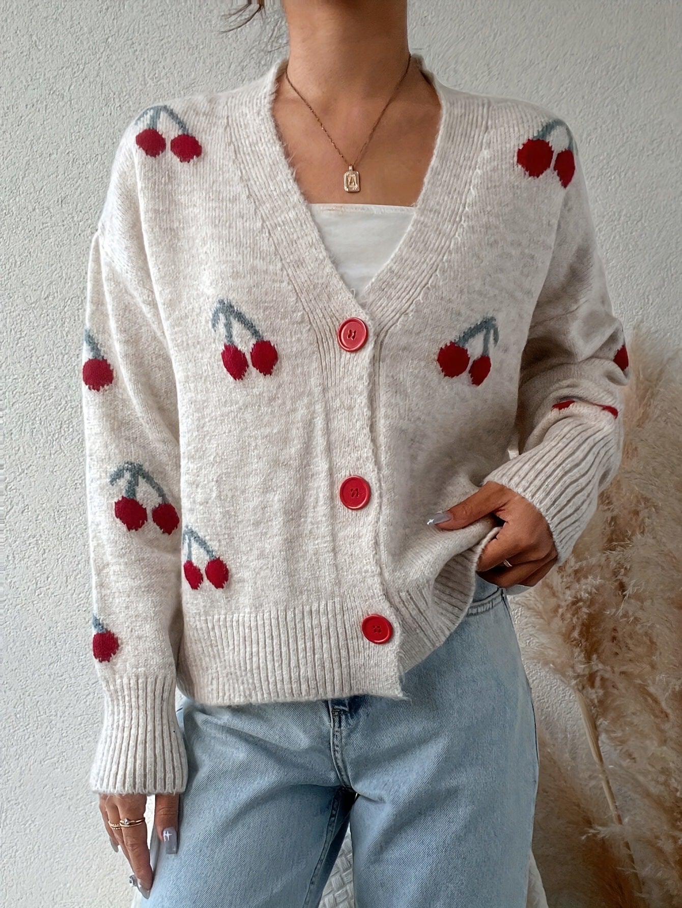 RAINA™ - Cardigan Chic à Boutons et Manches Longues