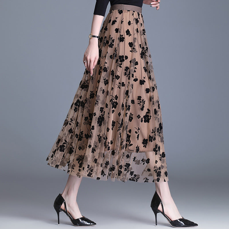 ADELINE™ – Jupe Midi Florale Chic