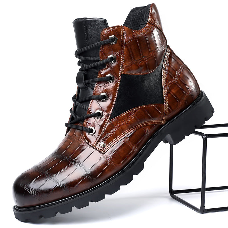 Rendell™ | Bottes en Cuir de Crocodile