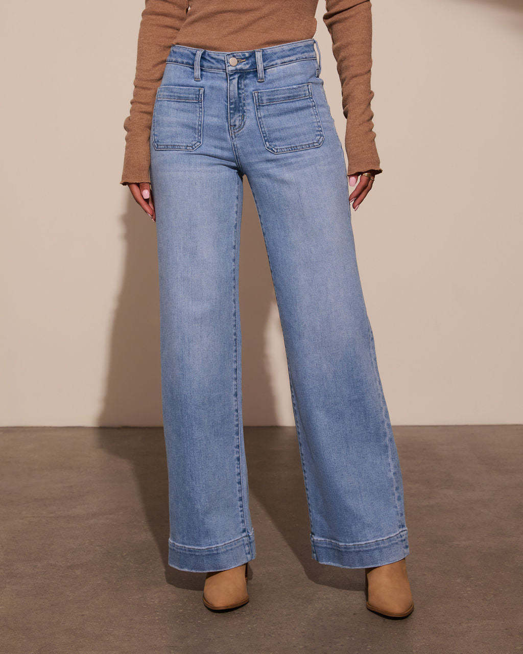 LOVIA™ – Jean Taille Haute Slim Fit Rétro Classique