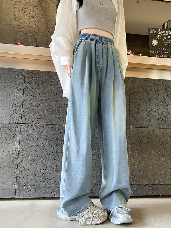 ZINNA™ – Pantalon Large Confortable Taille Haute