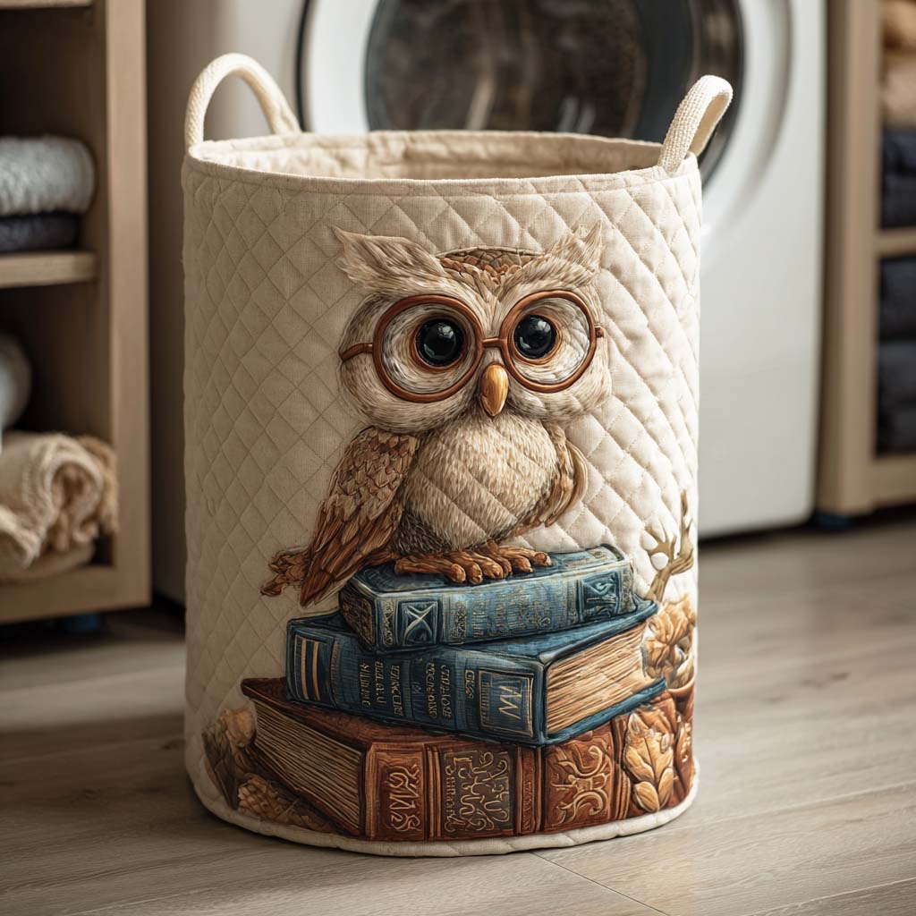 Panier à Linge Chapitre Hibou