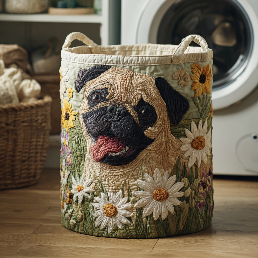 Panier à Linge en Pâquerettes