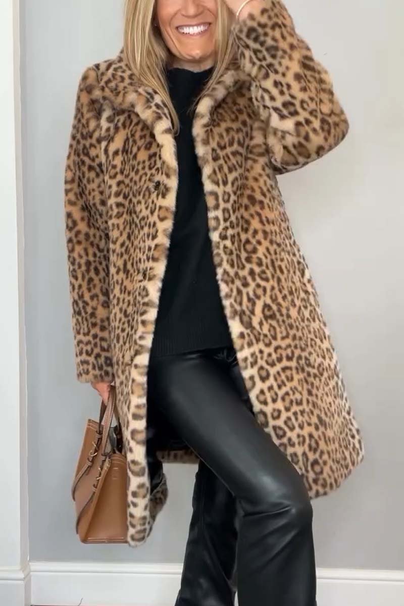 ROSA™ | Manteau d'Hiver Léopard