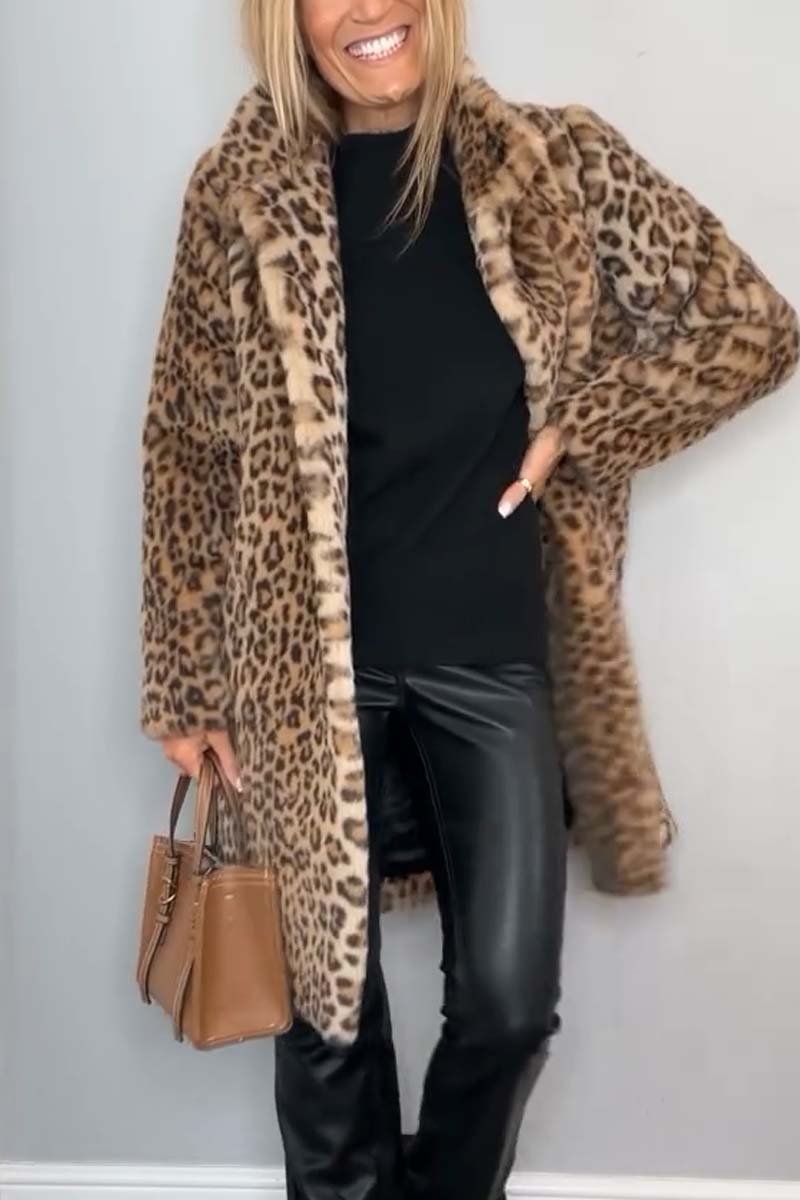 ROSA™ | Manteau d'Hiver Léopard
