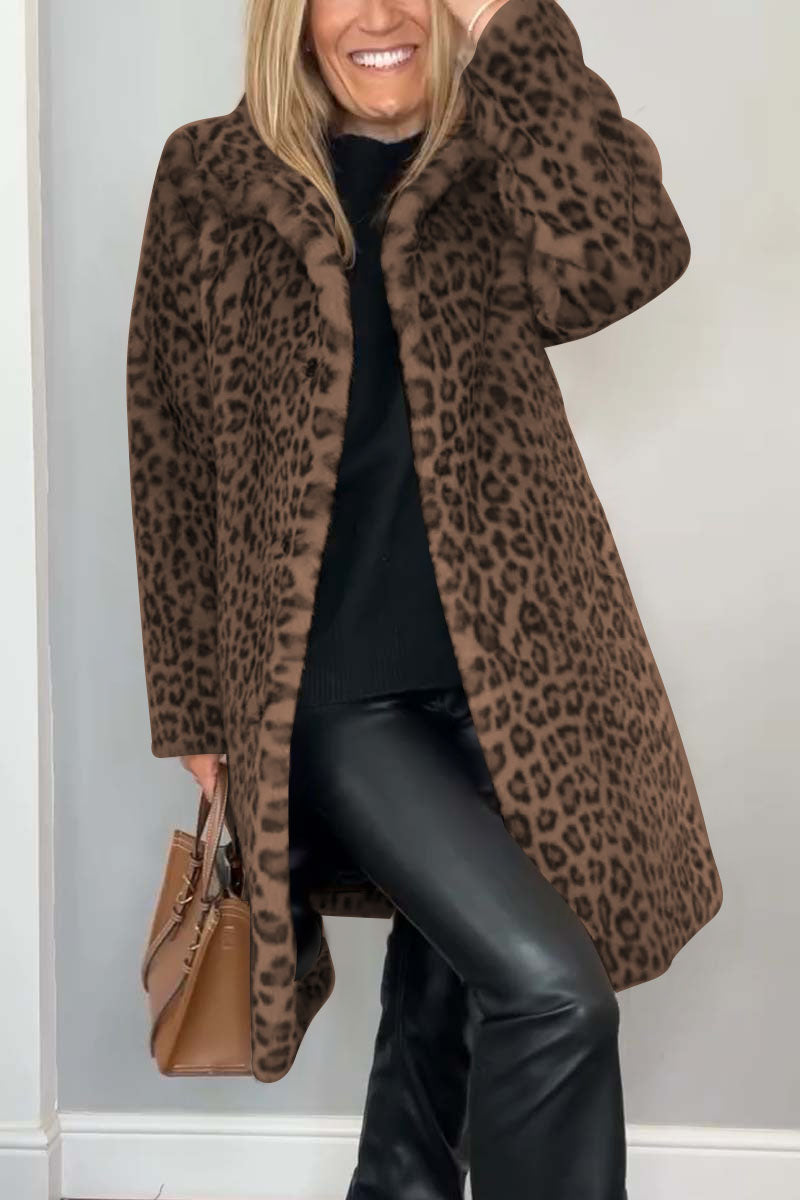 ROSA™ | Manteau d'Hiver Léopard