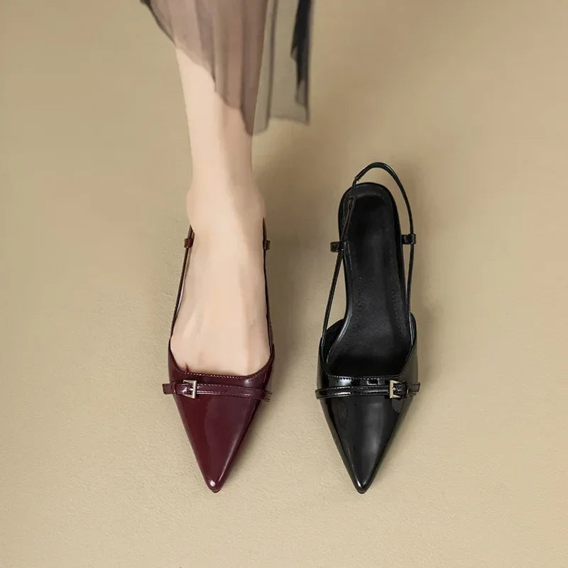 MIRELLA™ – Sandales Classiques à Talon Moyen