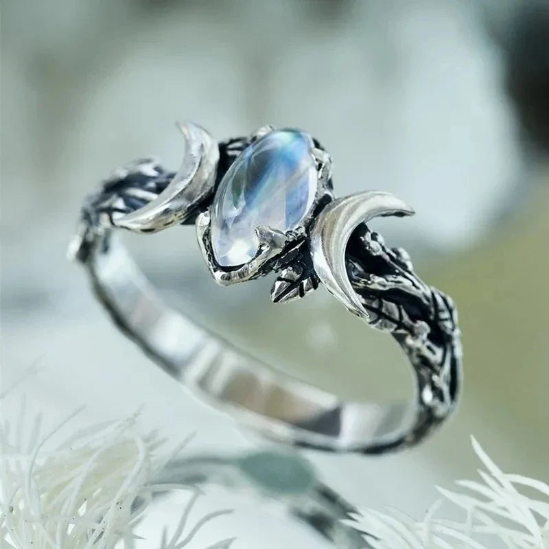 Bague en pierre de lune