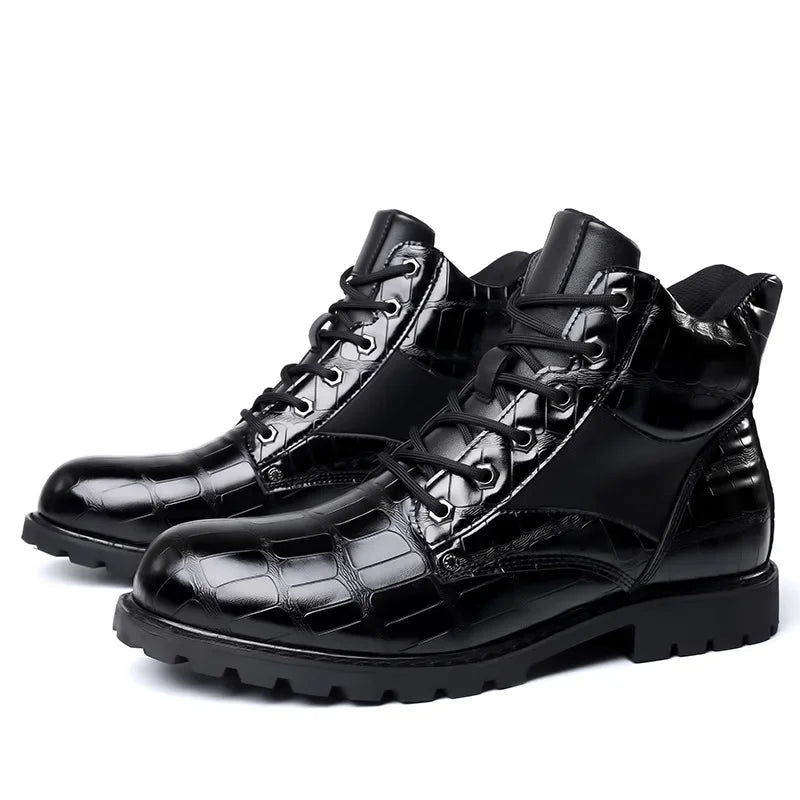 Rendell™ | Bottes en Cuir de Crocodile