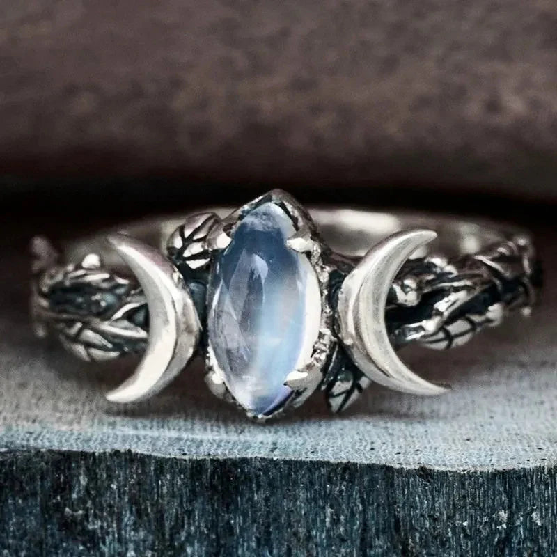 Bague en pierre de lune