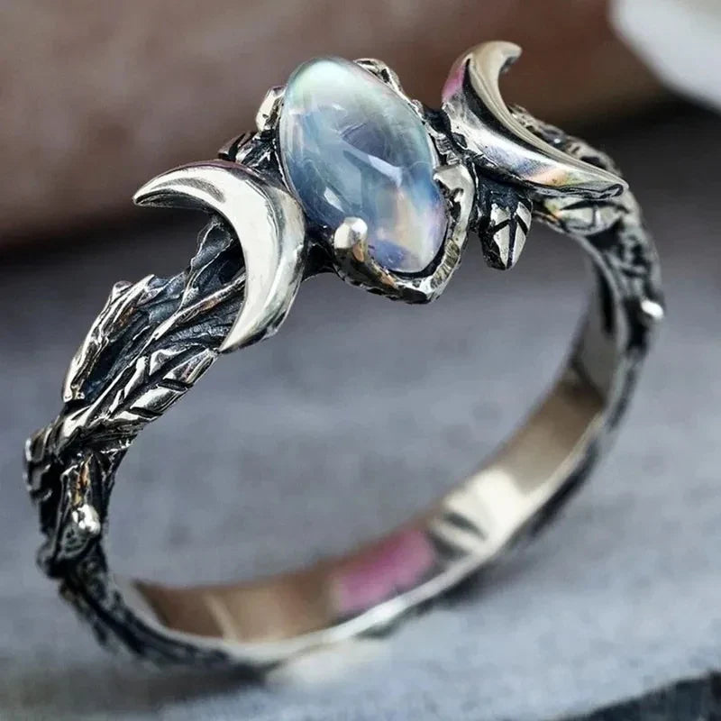 Bague en pierre de lune