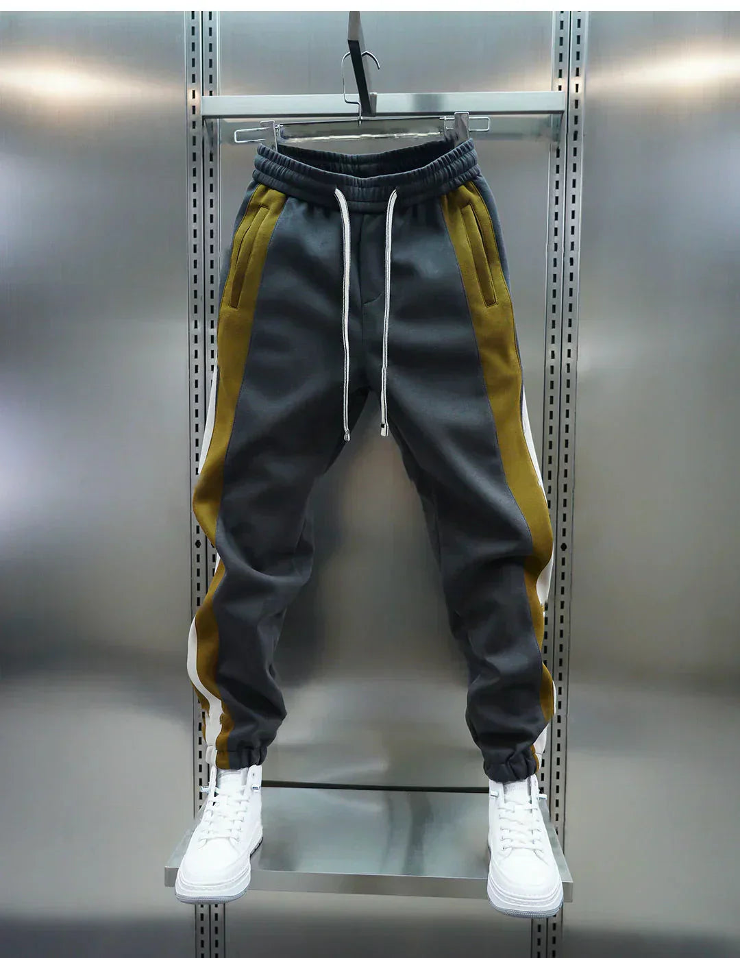 Laurent™ | Pantalon de Tension avec Rayures Contrastantes