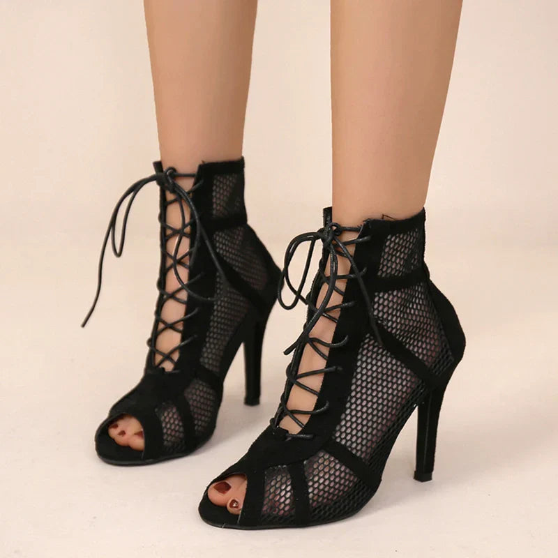 GAYLE™ – Talons Hauts en Maille Élégants