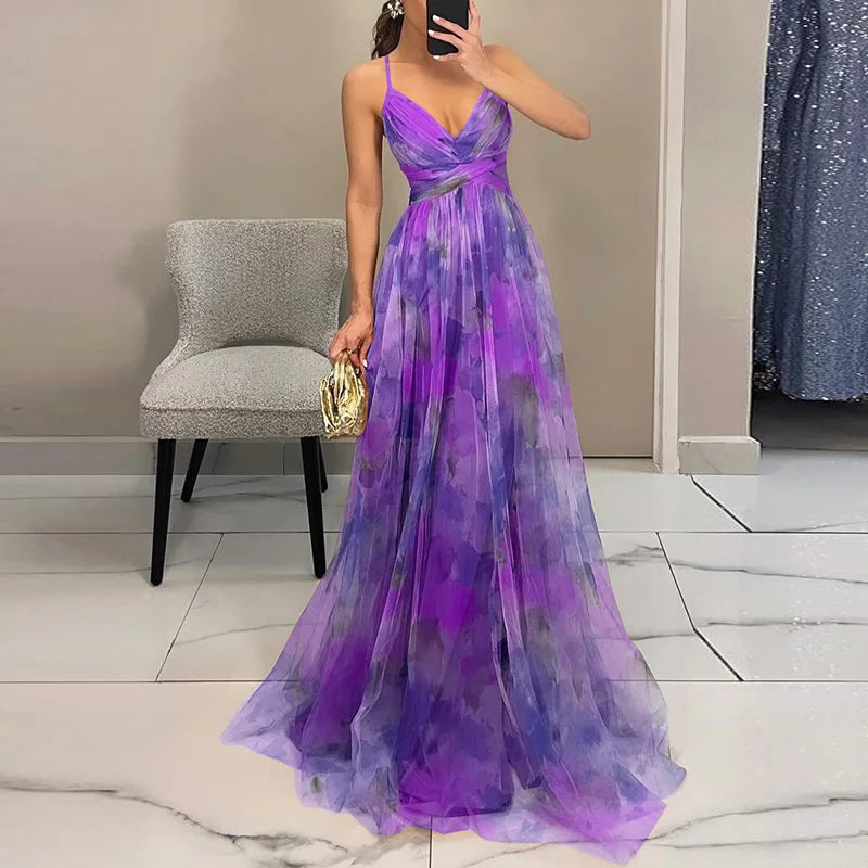 Giselle™ | Charming Floral Maxi Dress