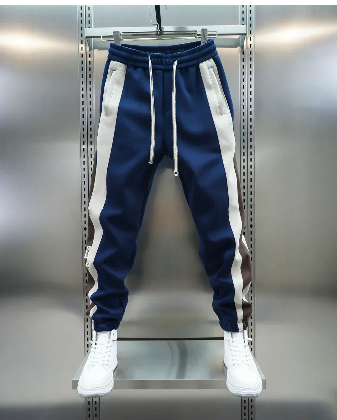 Laurent™ | Pantalon de Tension avec Rayures Contrastantes