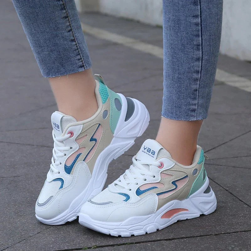 KAMILLE™ - Baskets Chunky Multicolores