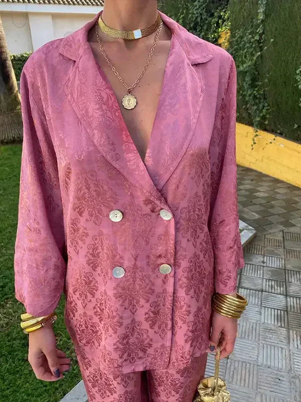 Eloise | Elegant Jacquard Blazer