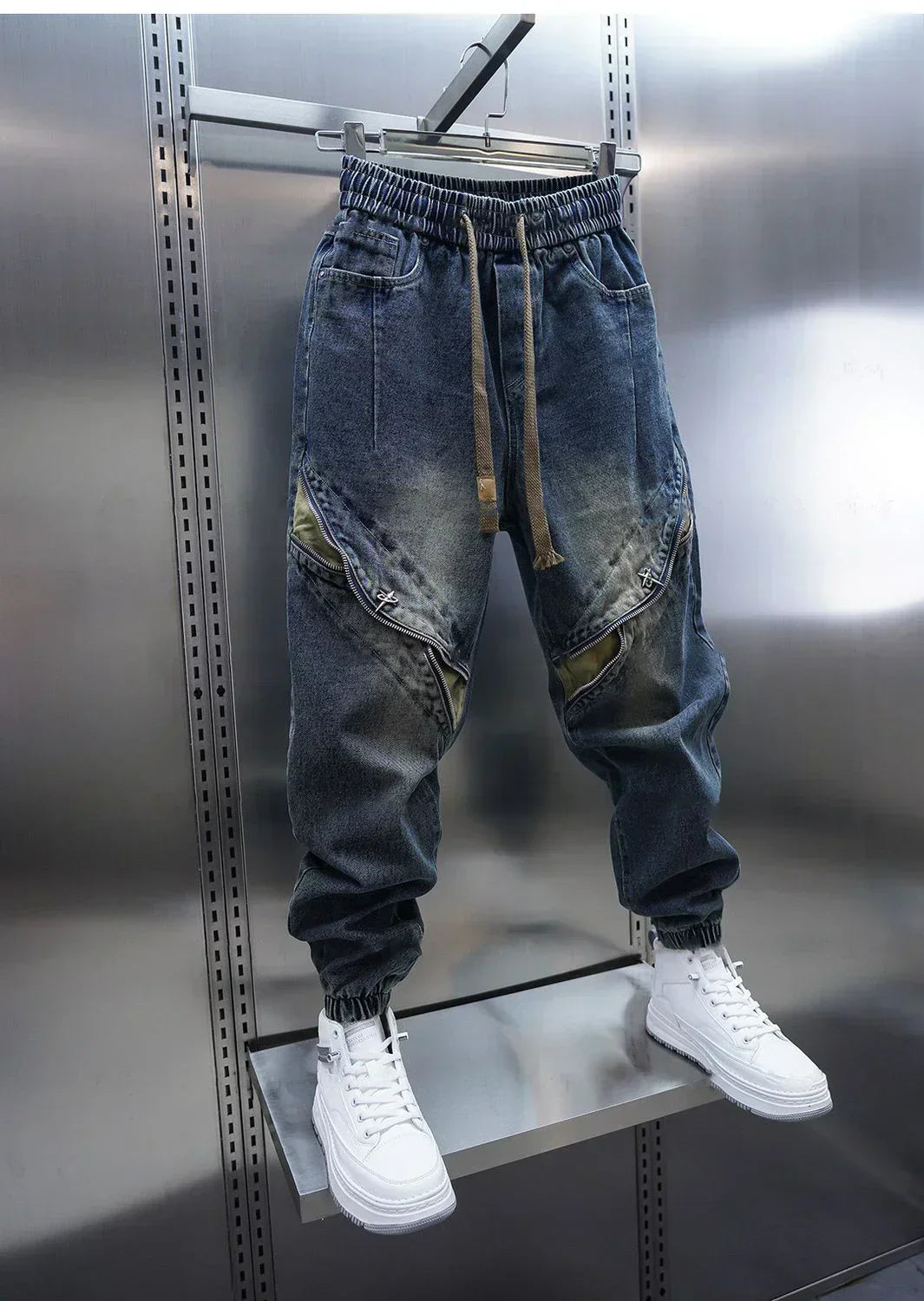 Laurent™ | Pantalons en Jean Baggy avec Ceinture