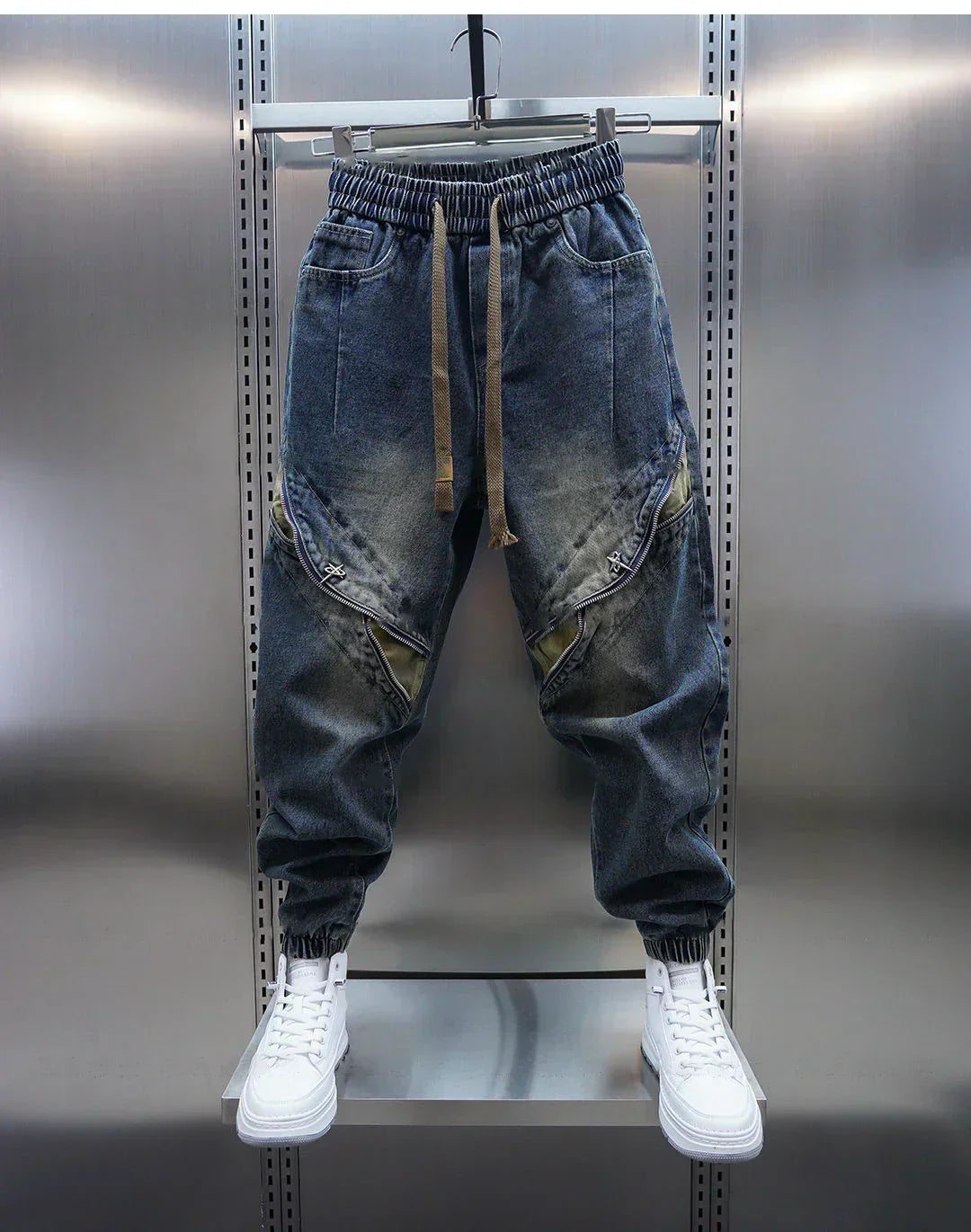 Laurent™ | Pantalons en Jean Baggy avec Ceinture
