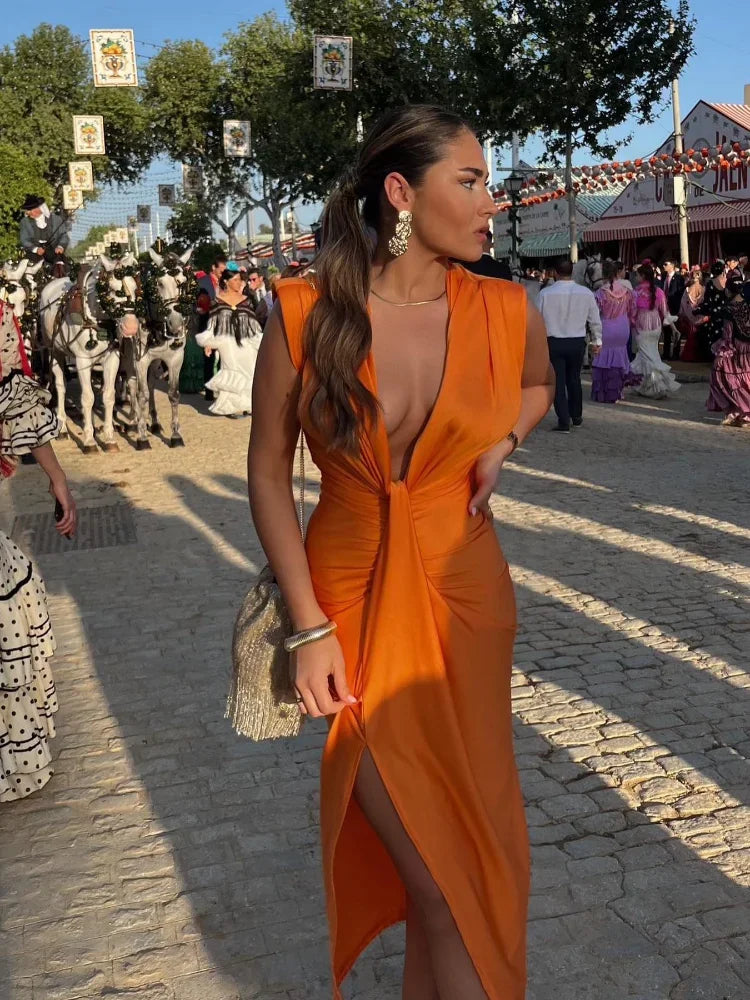 Moriah™ | Robe Maxi Plissée pour Femmes
