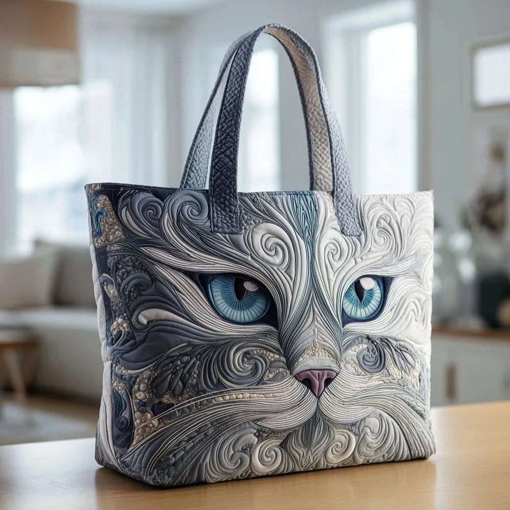 Sac Artisanal - Chat aux Yeux de Glace