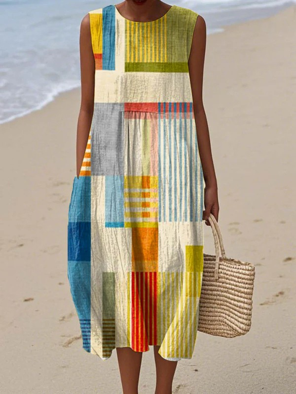 Elara - Robe Midi Quotidienne
