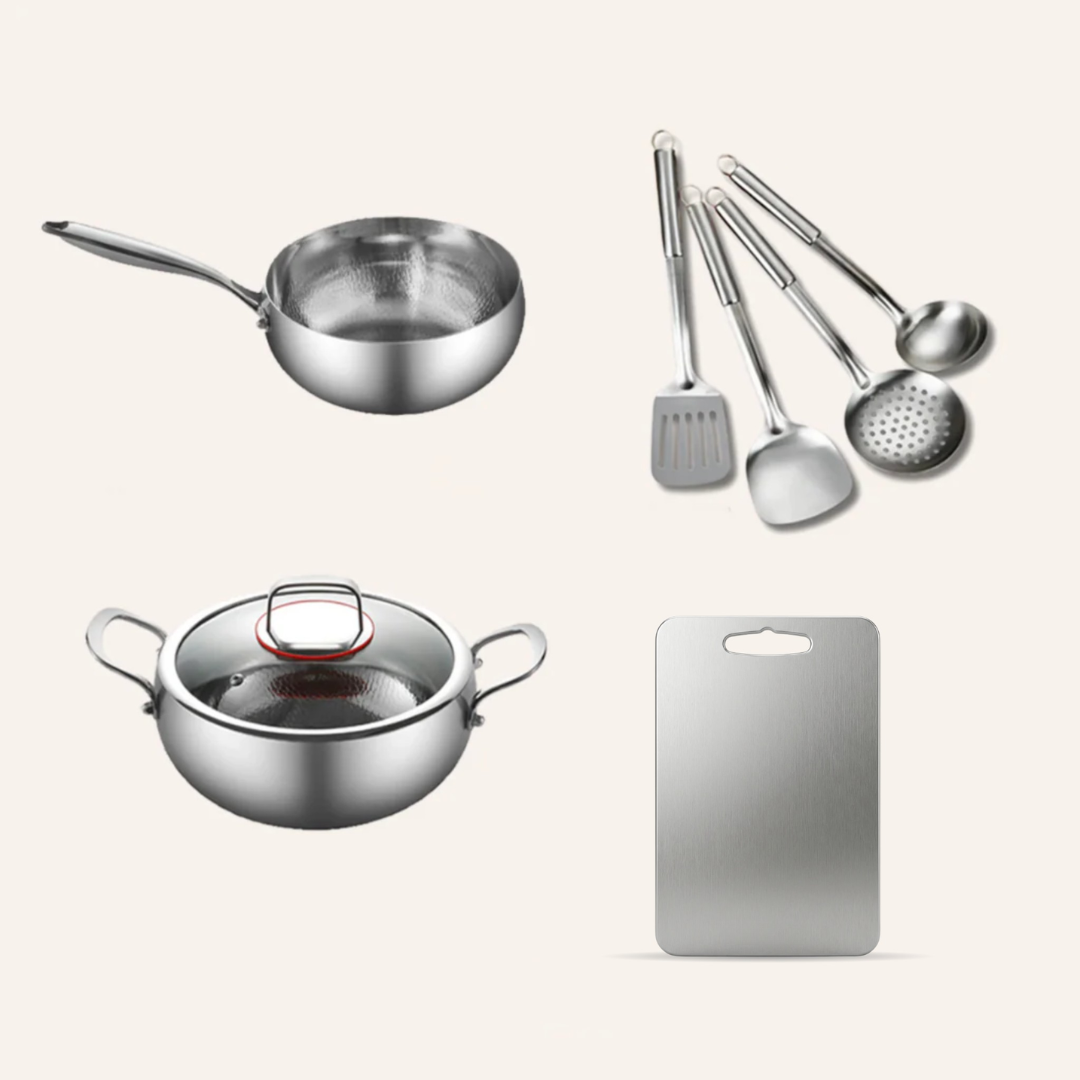 Ensemble Chef's Choice en Titane Smith