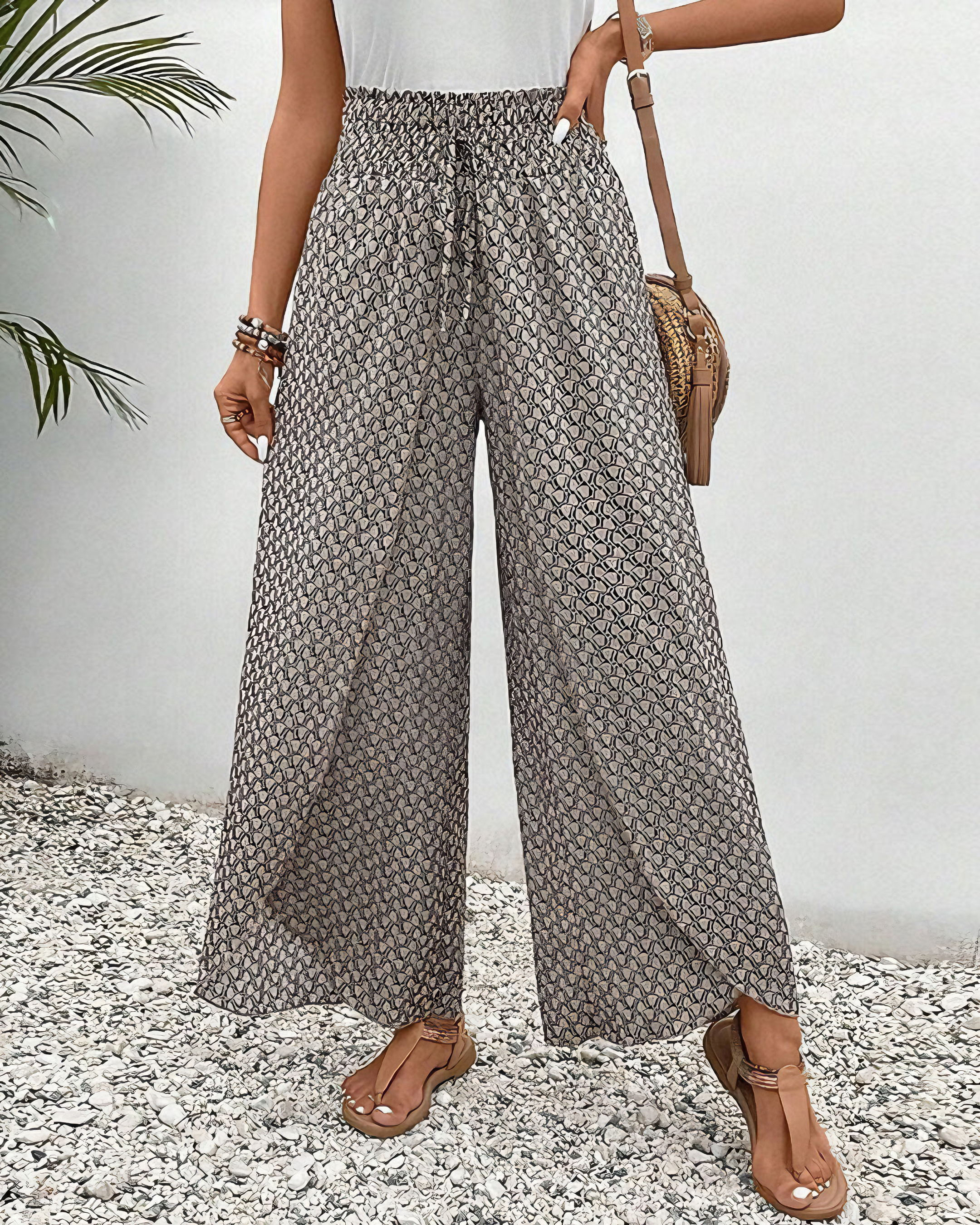 Jessica | Pantalon Large Détendu