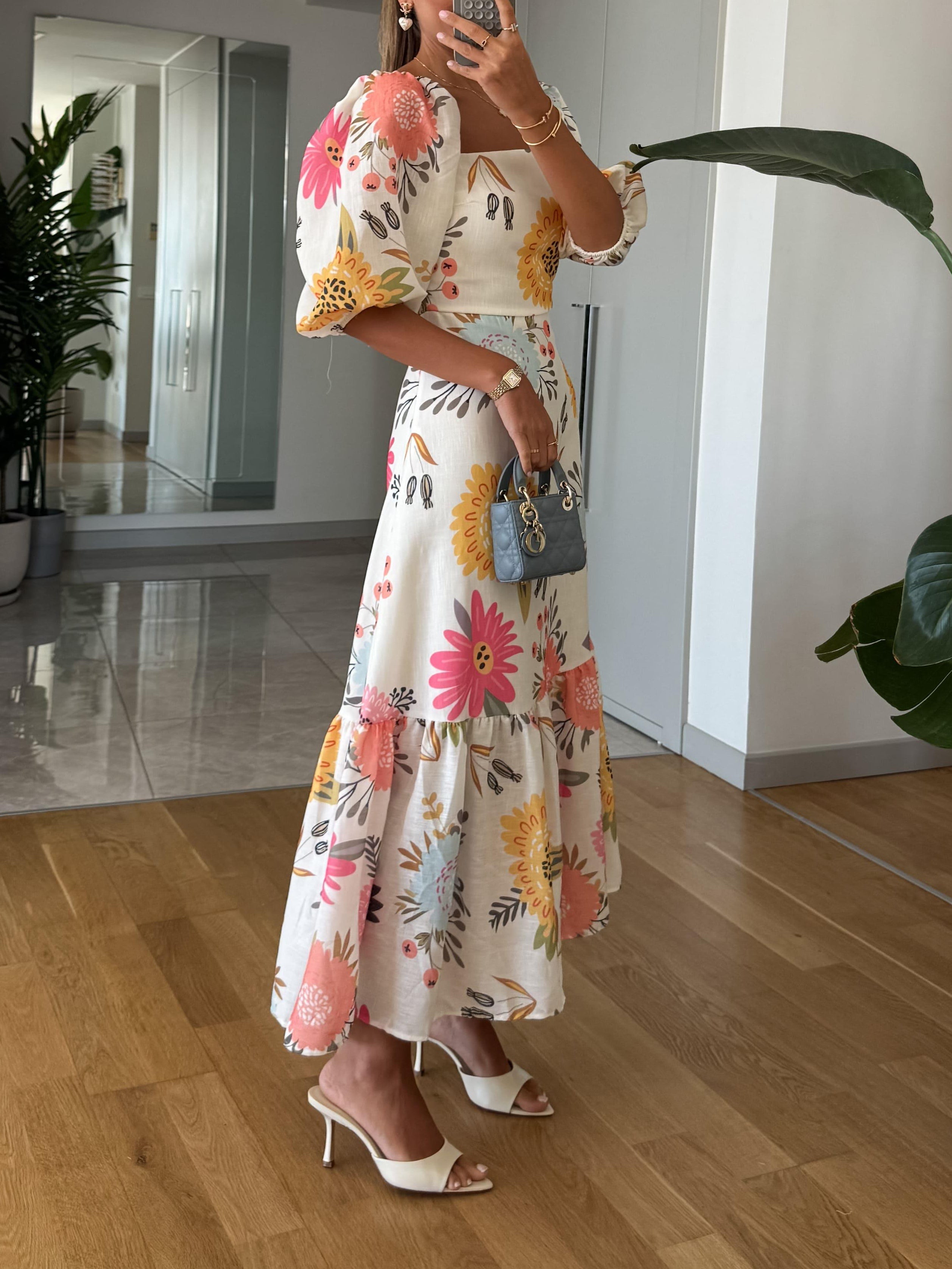 SAVINÉ™ | Elegant Dress with Square Neckline