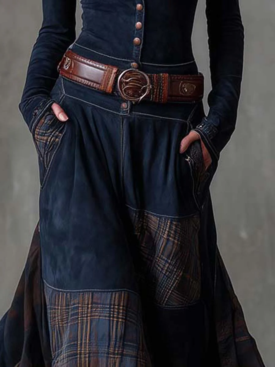 Michelle | Robe en Suède avec Ceinture