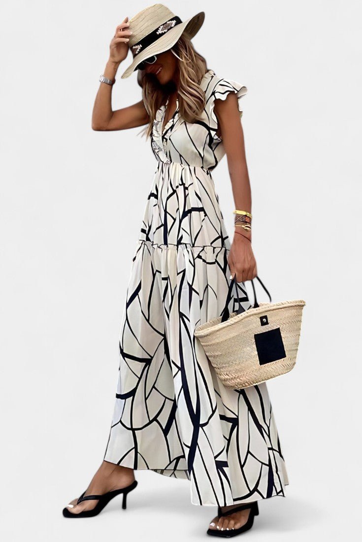 Aiden | Robe Imprimée Élégante