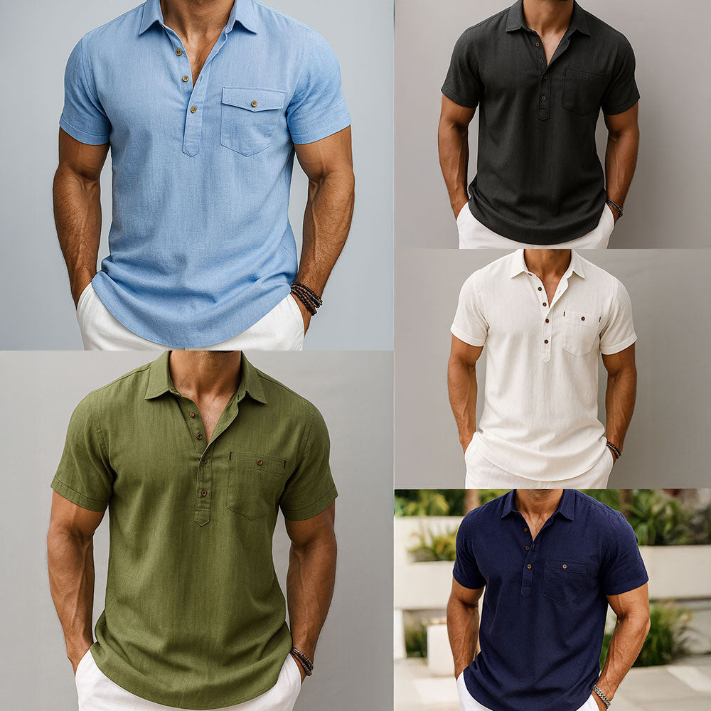 Chemise en Lin Signature Valente