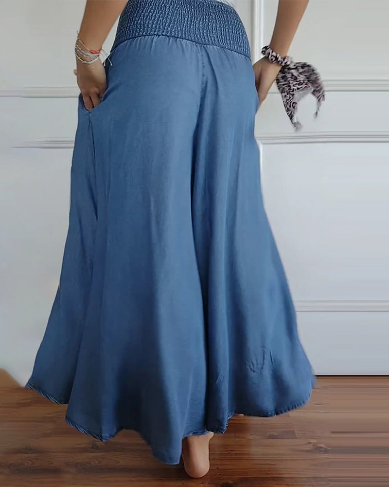 Jasper | Pantalon Fluide à Taille Froncée