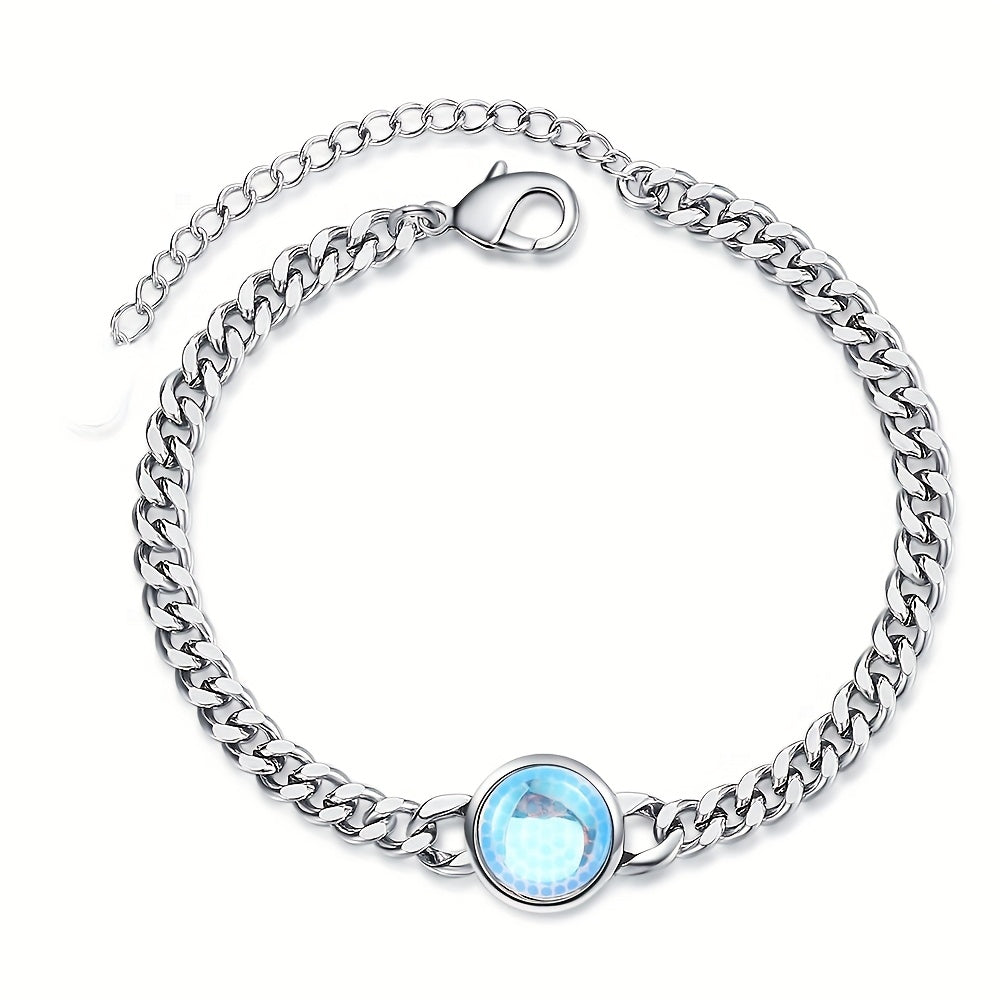 Bracelet en Pierre de Lune Voix Intérieure