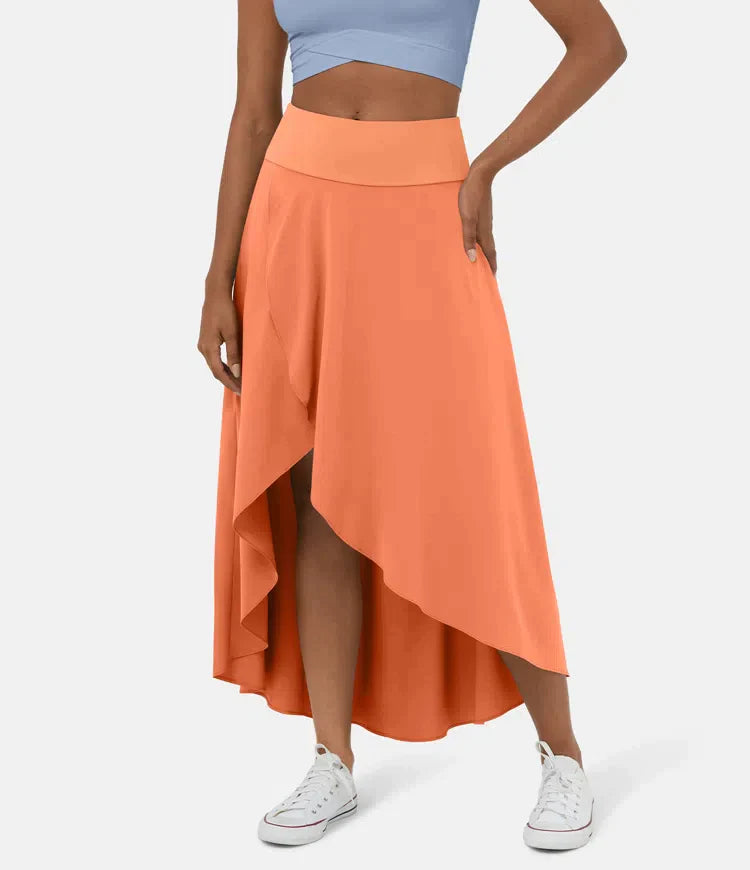 AMELIE™ - Jupe Midi Asymétrique Élégante
