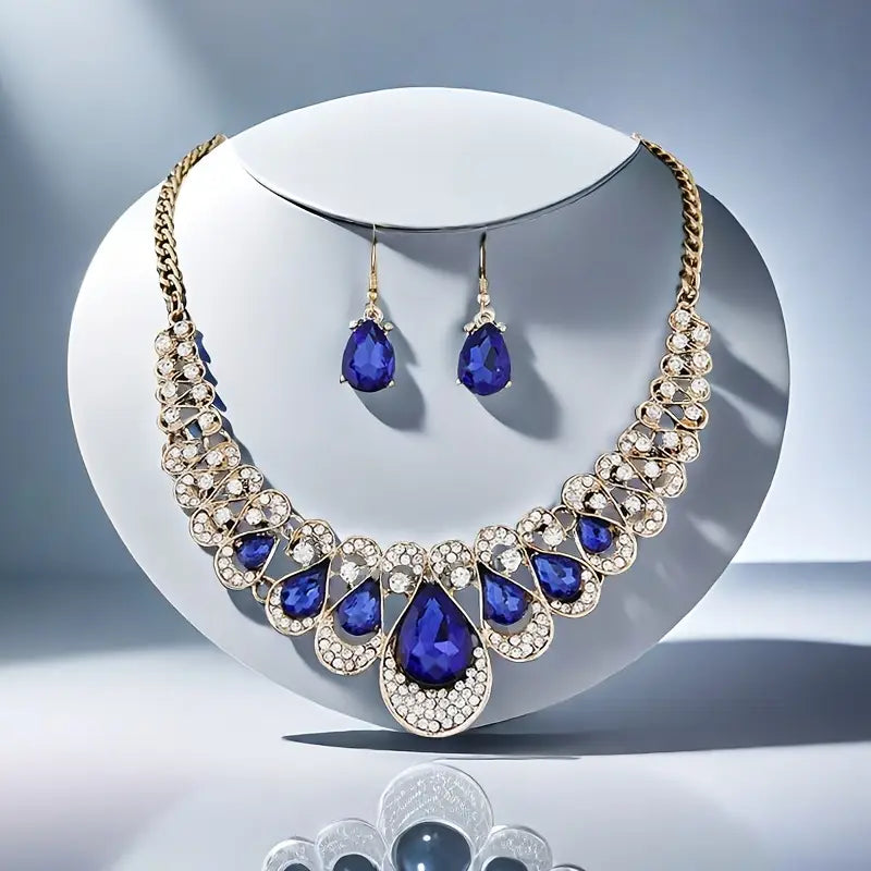 Maevina Zafiros Goldschmuck Set