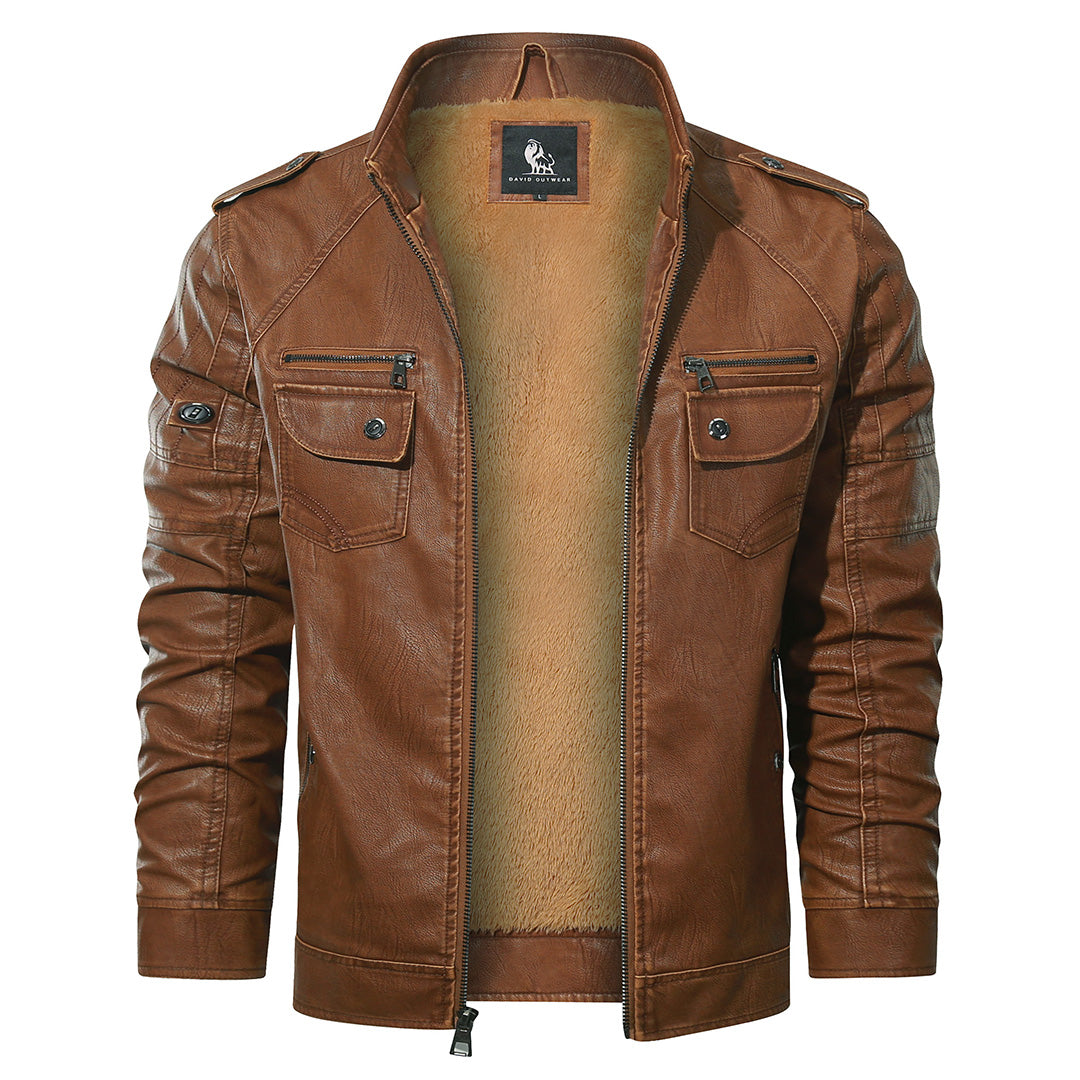 Veste Biker en Fleece
