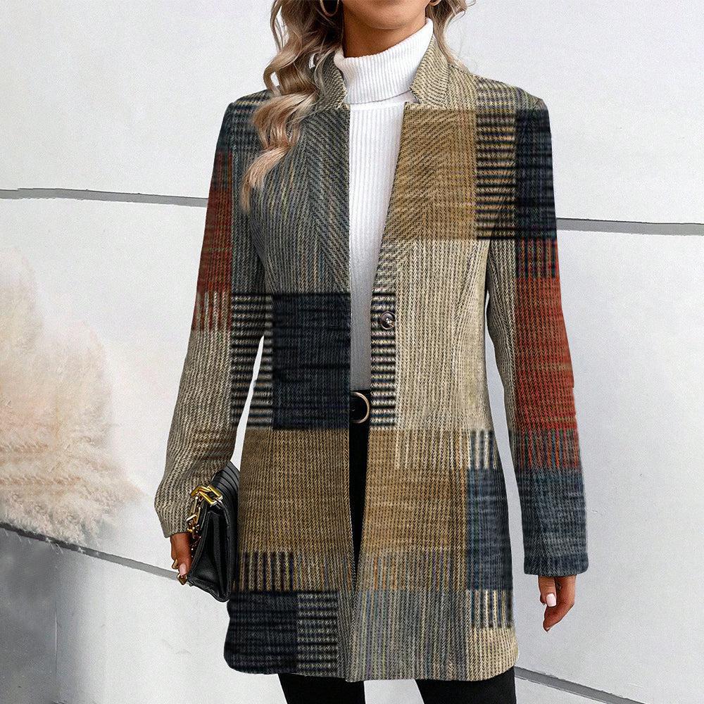 DARA™ - Blazer Élégance Patchwork