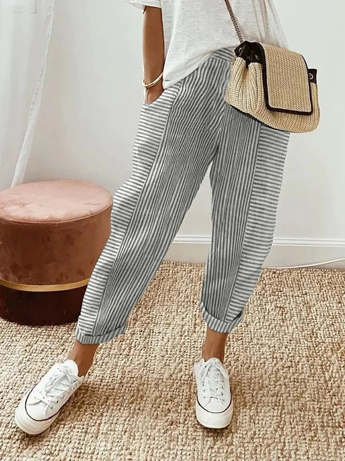AMYNELLE – PANTS LÉGERS FLATTEURS
