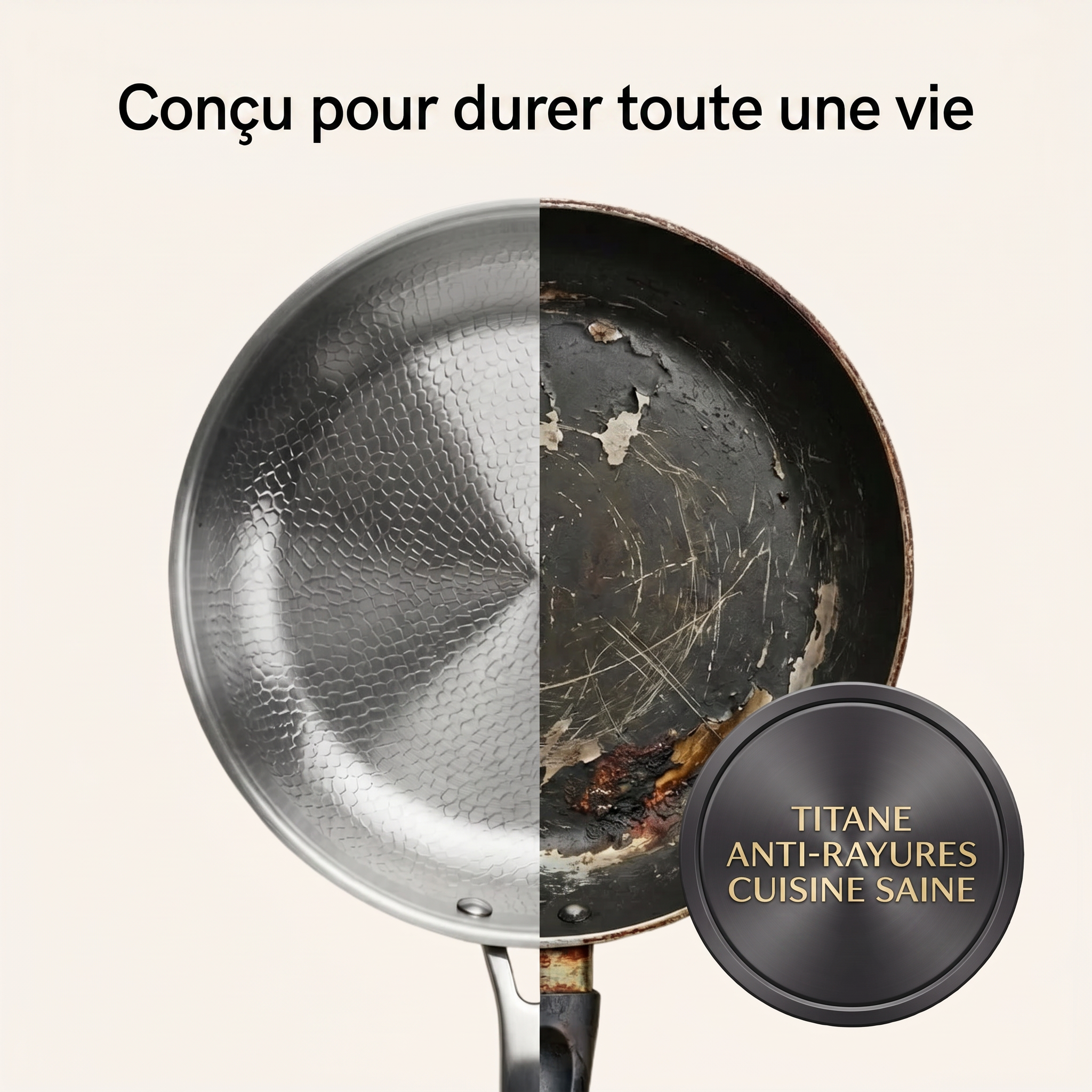 Poêle à Crêpes en Titane Smith
