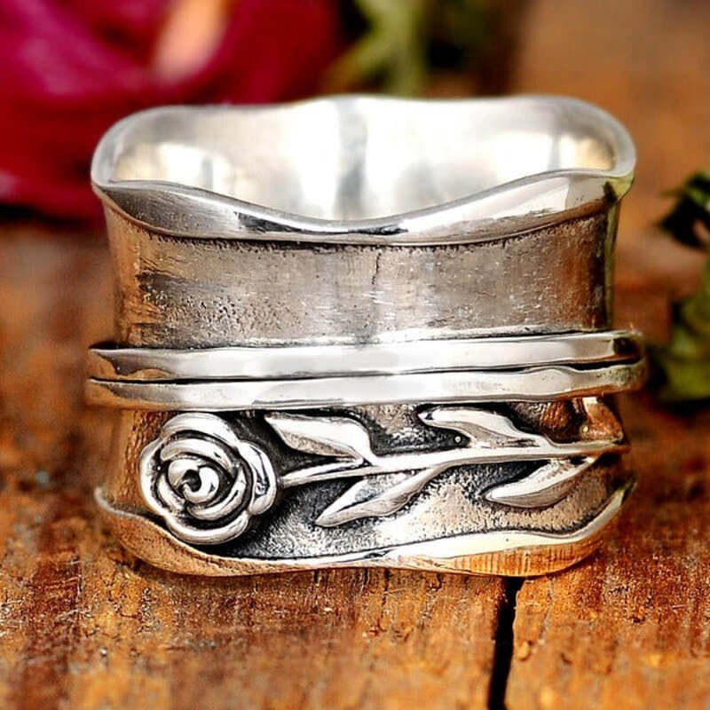 Blossom - Bague en Argent Vintage