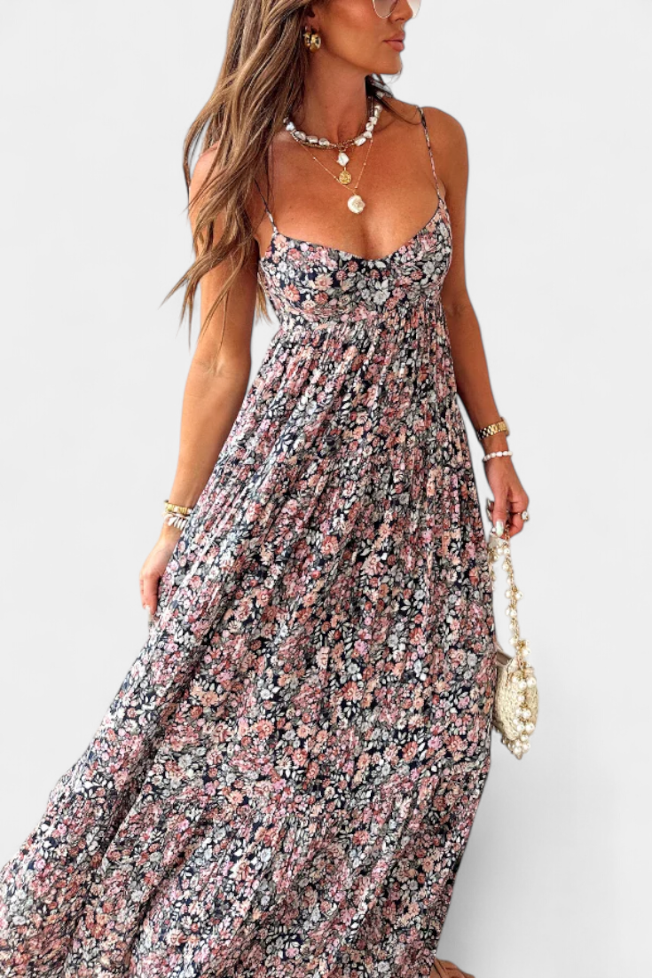 Maxi Dress Reyna with Open Back