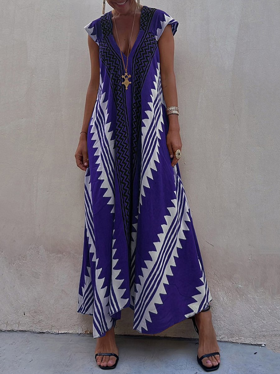 Boho™ | Robe V sans manches