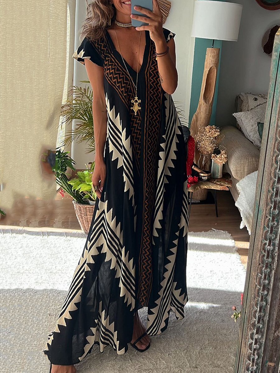 Boho™ | Sleeveless V Dress
