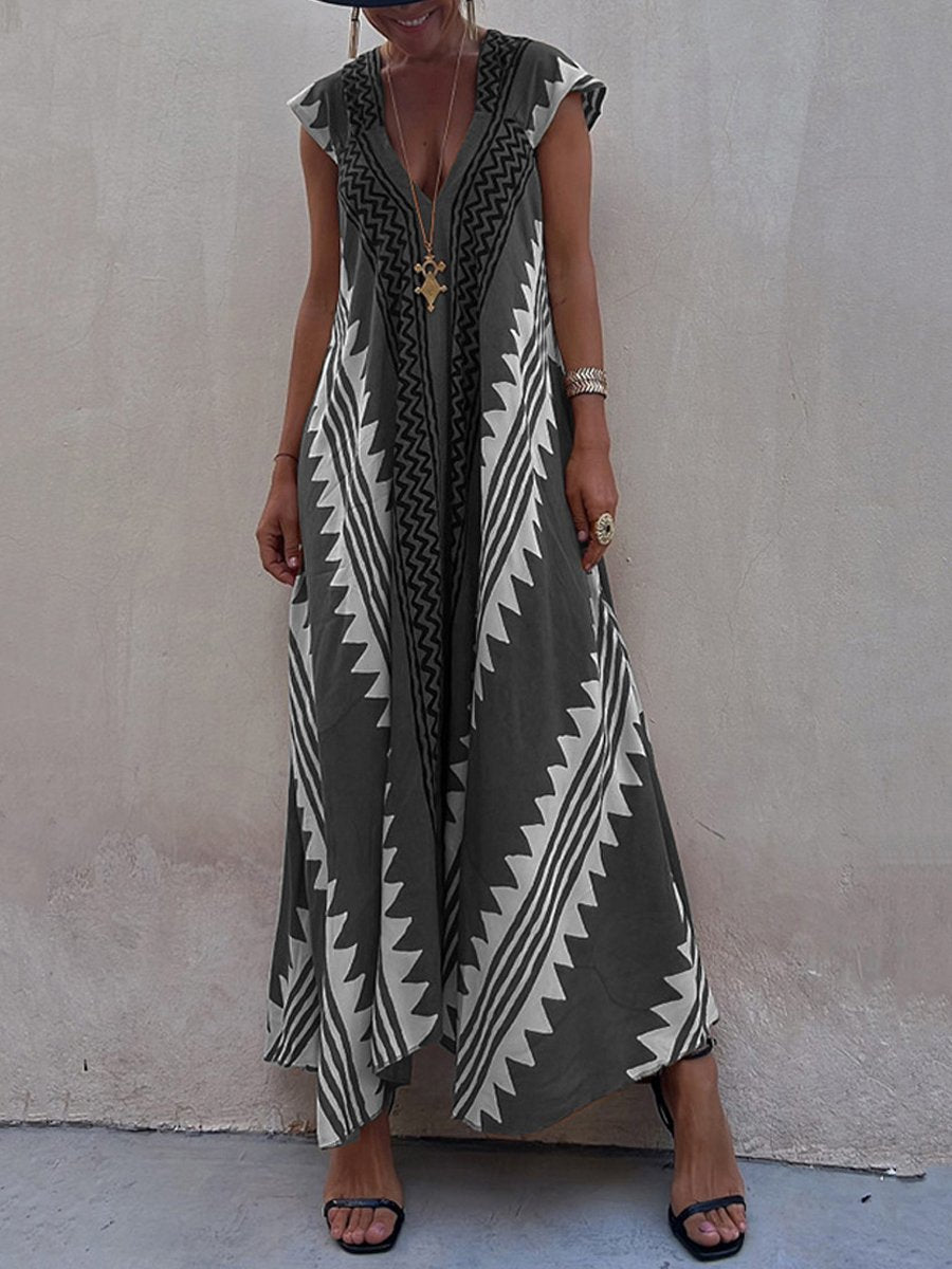 Boho™ | Robe V sans manches