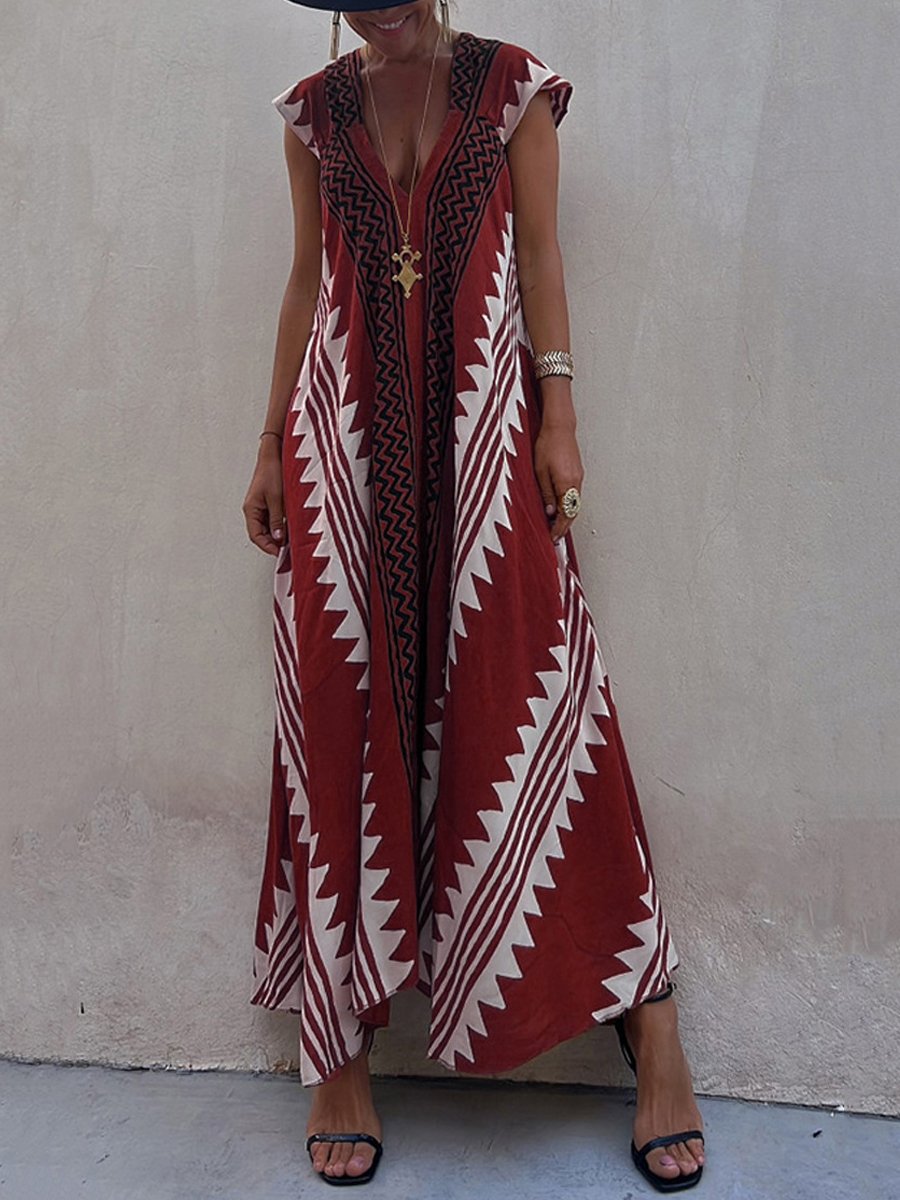 Boho™ | Robe V sans manches