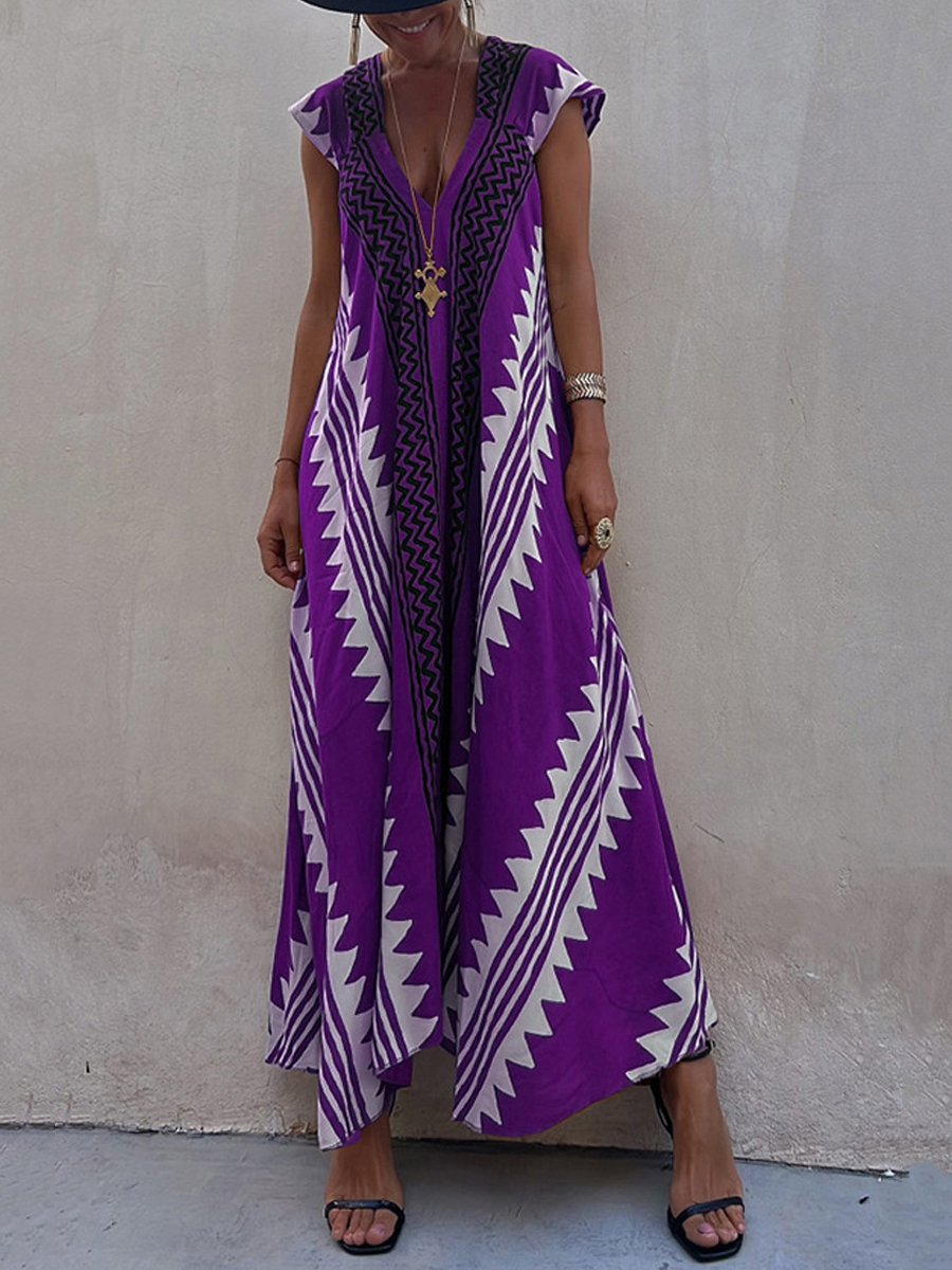 Boho™ | Robe V sans manches