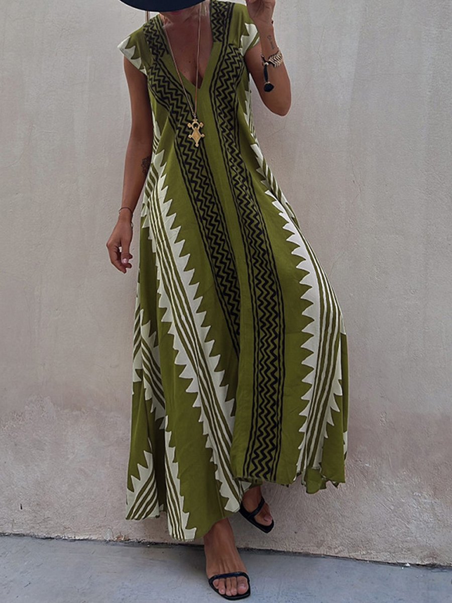 Boho™ | Robe V sans manches
